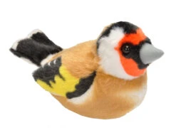 Wild Republic 19486 Stieglitz / Europ. Goldfinch Mit Naturgetreuem Ton Ca 16cm Plüsch