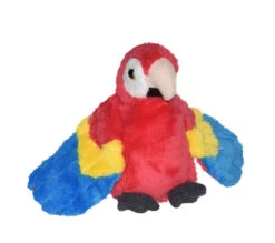 Wild Republic 23367 Pocketkins Roter Ara Vogel Scarlet Macaw Ca 12cm Plüsch