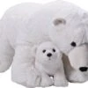 Wild Republic Jumbo Mom And Baby Polar Bear, 76 Cm 2 Wild Republic Jumbo Mom And Baby Polar Bear, 76 Cm -Wild Republic 25683656 01