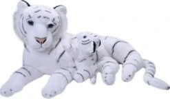 Wild Republic Jumbo Mom And Baby White Tiger, 76 Cm