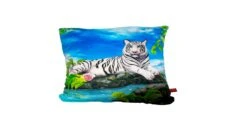 Wild Republic 26223 Kissen Rechteckig Weißer Tiger 43x28 Cm Plüsch