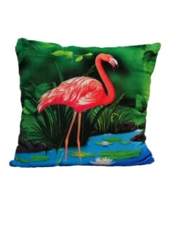Wild Republic 26242 Kissen Quadratisch Flamingo 35x35 Cm Plüsch