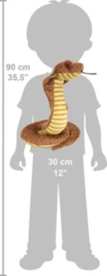 Wild Republic Cuddlekins Posierende Kobra 30cm 4 Wild Republic Cuddlekins Posierende Kobra 30cm – Bild 2