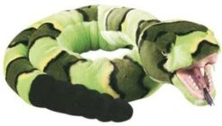 Wild Republic Felsen-Klapperschlange Grün Mit Spitzen Zähnen 137cm