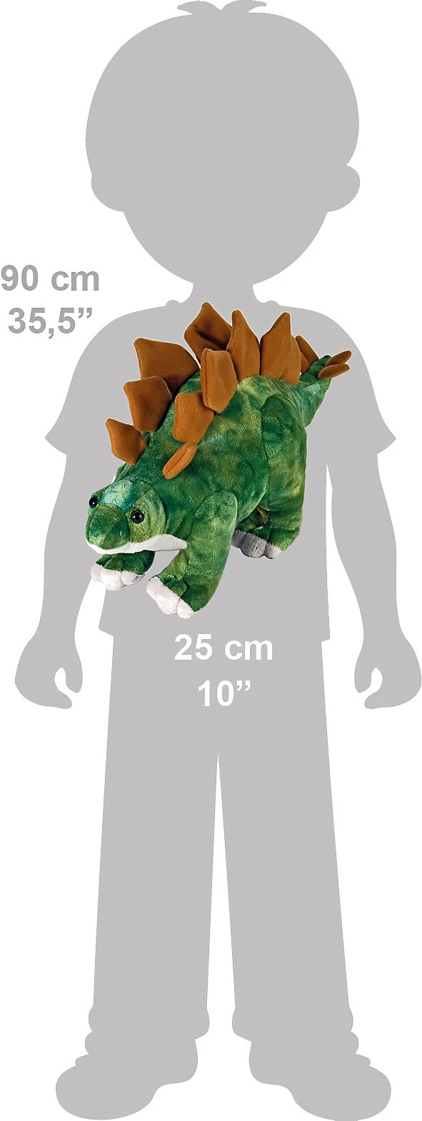 Wild Republic Dinosaurier Stegosaurus 25cm 4 Wild Republic Dinosaurier Stegosaurus 25cm – Bild 2