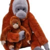 Wild Republic Jumbo Mom And Baby Orangutan, 76 Cm -Wild Republic wild republic jumbo mom and baby orangutan 76 cm