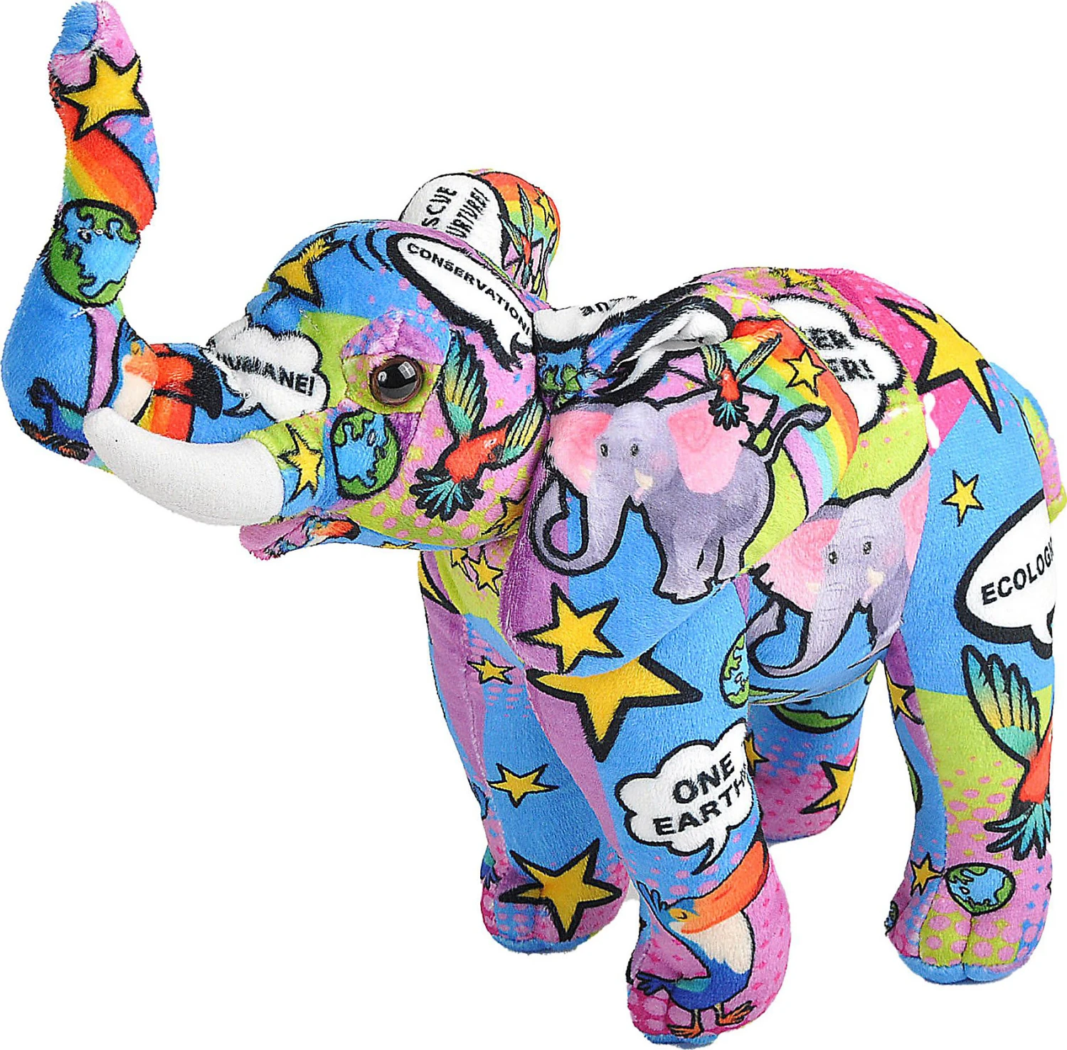 Wild Republic Message Planet Elephant, 30 Cm 3 Wild Republic Message Planet Elephant, 30 Cm